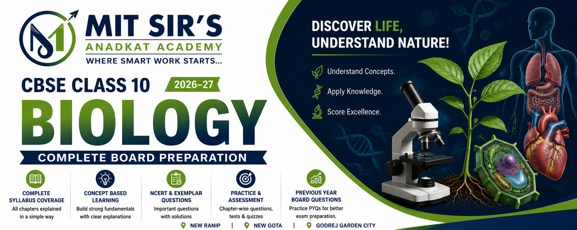 CBSE CLASS 10 BIOLOGY | Offline Classroom Program – MIT SIR’S Academy